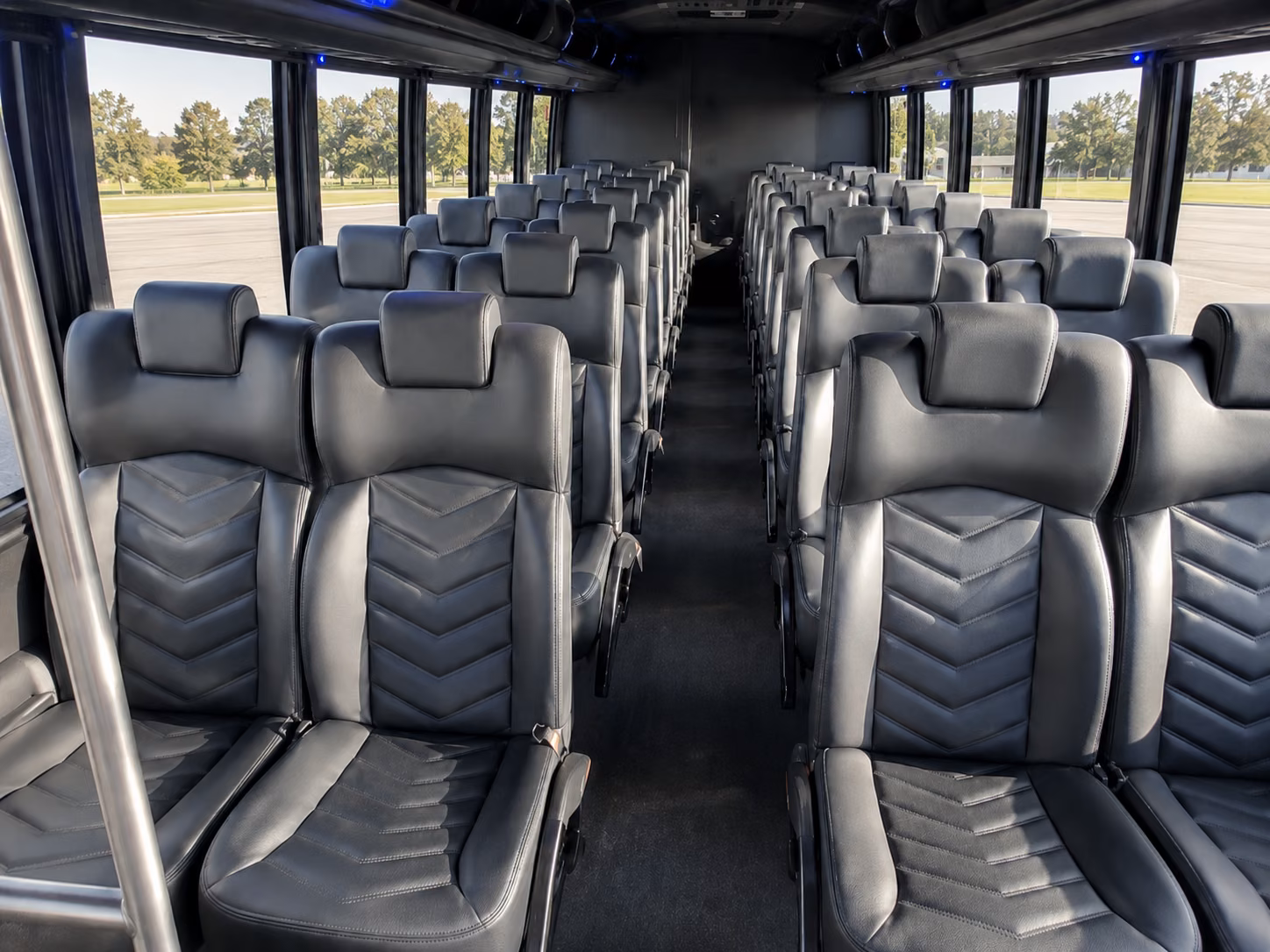 henderson 20 passenger minibus inside