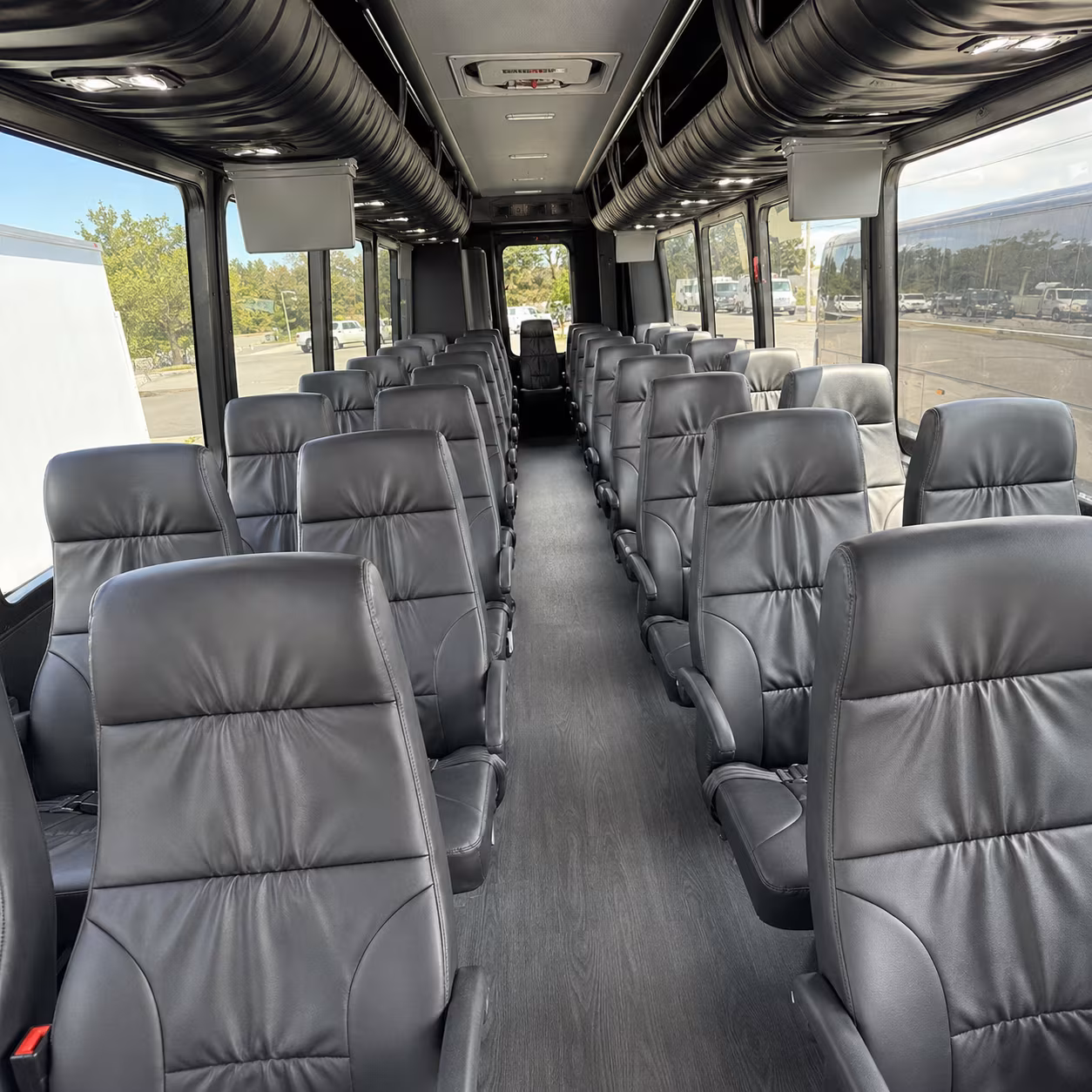 henderson 25 passenger minibus inside