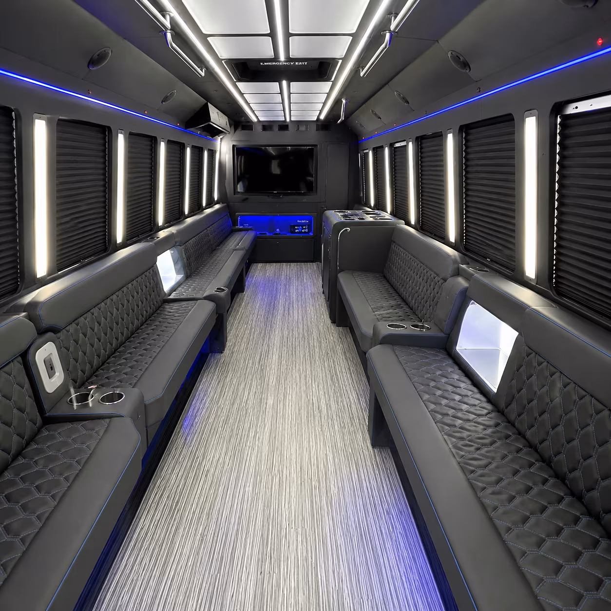 henderson party bus interior