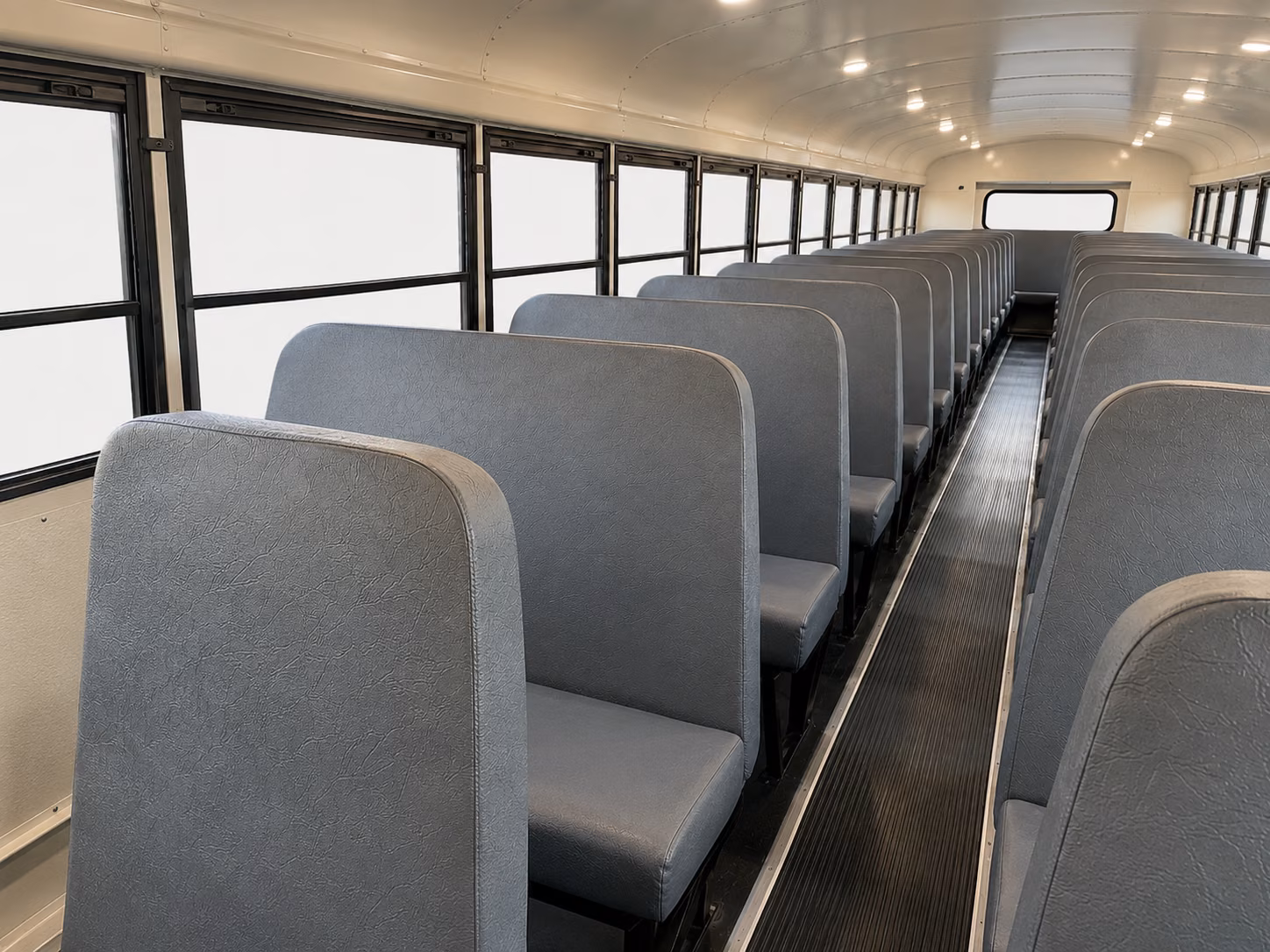 henderson school bus inside